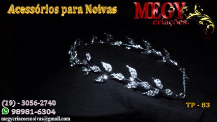 Tiara delicada para noivas
