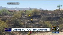 Crews extinguish four-acre brush fire in north Scottsdale accidentally sparked by welder