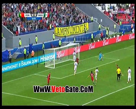 كواريزما يتقدم بالهدف الاول لـ البرتغال فى المكسيك