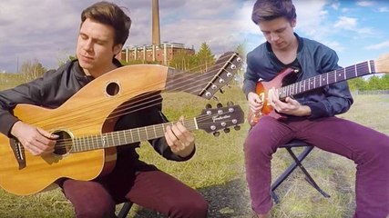 Breathe (In The Air) - Pink Floyd (Dark Side of the Moon) - Harp Guitar Cover - Jamie Dupuis