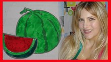Watermelon Coloring Pages Fruit  Art Colours for Children