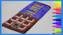 Chocolate Coloring Page Learn Colors