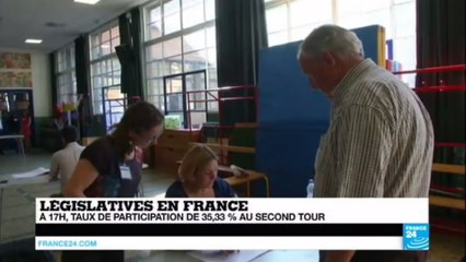 Législatives en France : Taux de participation de 35,33% à 17h