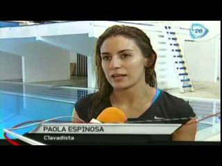 Paola Espinosa y Alejandro Orozco vuelven a entrenar juntas