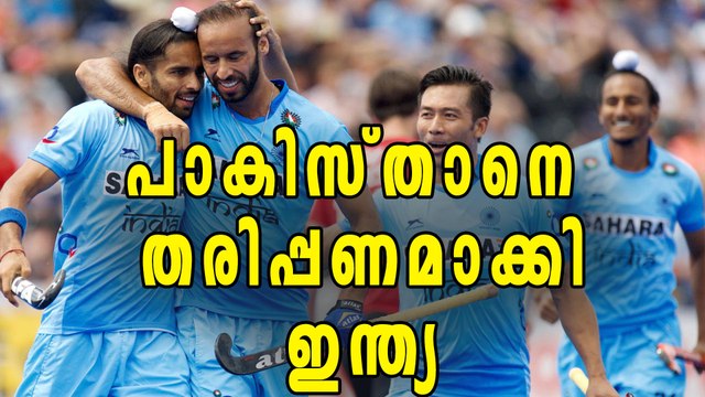 india v pakistan, hockey, india won, hockey world league, champions trophy-Oneindia Malayalam