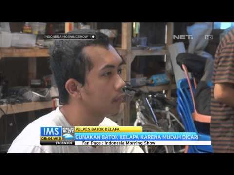 Pulpen berbahan dasar limbah batok kelapa - IMS