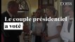 Emmanuel et Brigitte Macron ont voté au Touquet