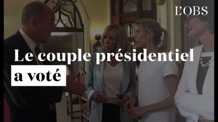 Emmanuel et Brigitte Macron ont voté au Touquet
