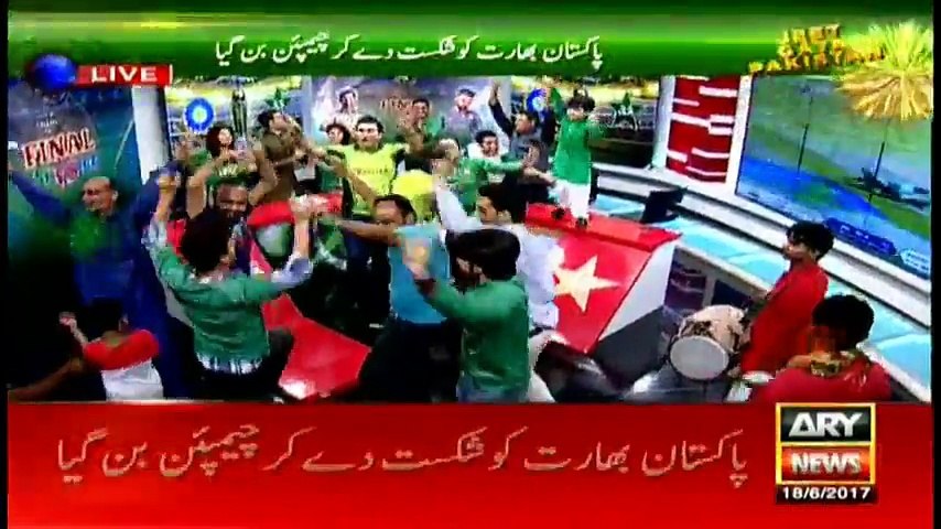 Pakistan win Champions Trophy vs india  2017 by 180 runs
