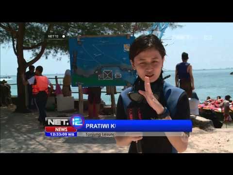 Upacara Bendera di Bawah Laut di Tanjung Lesung, Banten -NET12