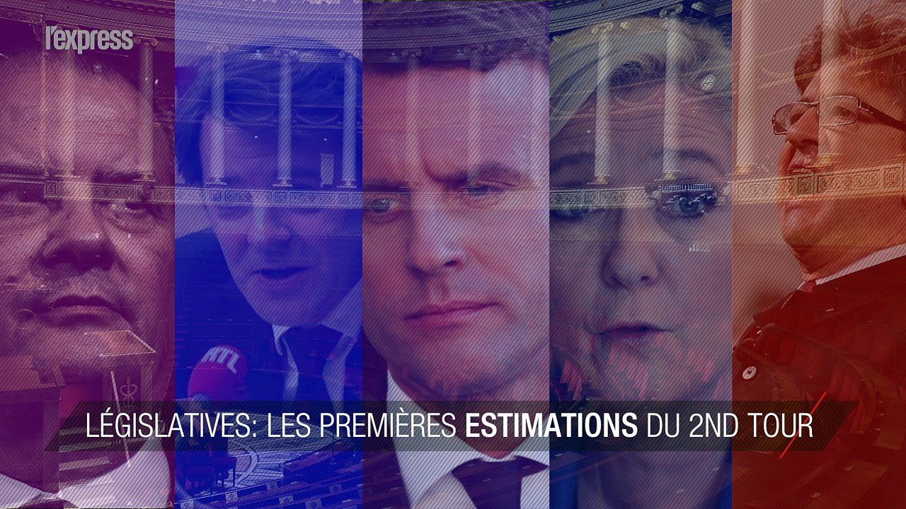 Législatives: les premières estimations du second tour