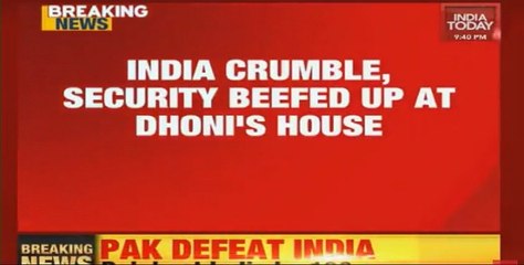 What Indian Fans Are Doing Outside Dhoni House?