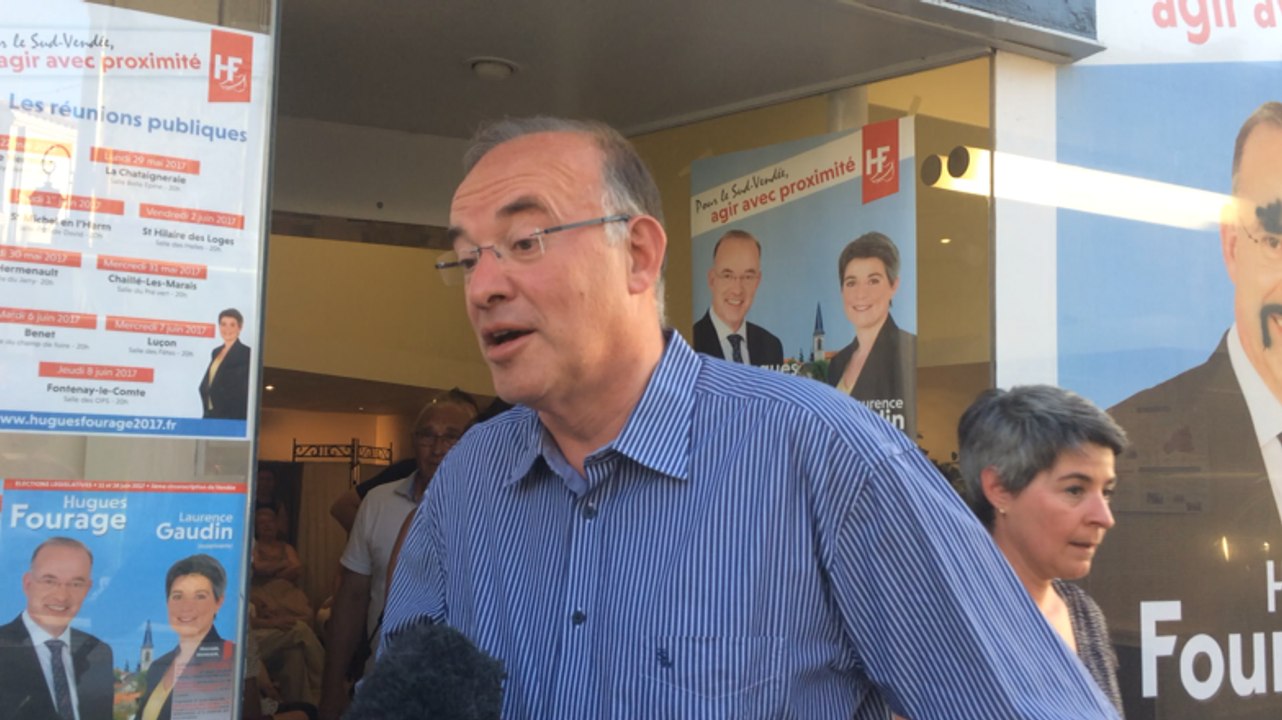 La réaction d'Hugues Fourage, perdant des Législatives
