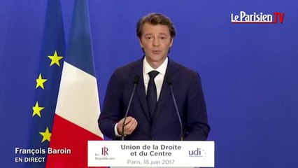 Législatives : Baroin prend acte de la défaite mais se félicite d’avoir limité les dégâts