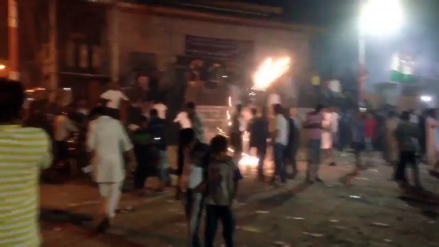 Massive celebrations in Srinagar city of #Kashmir after Pakistan beat India in ICC championships trophy final. #INDvPAK