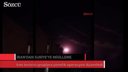 İran'dan Suriye'ye misilleme