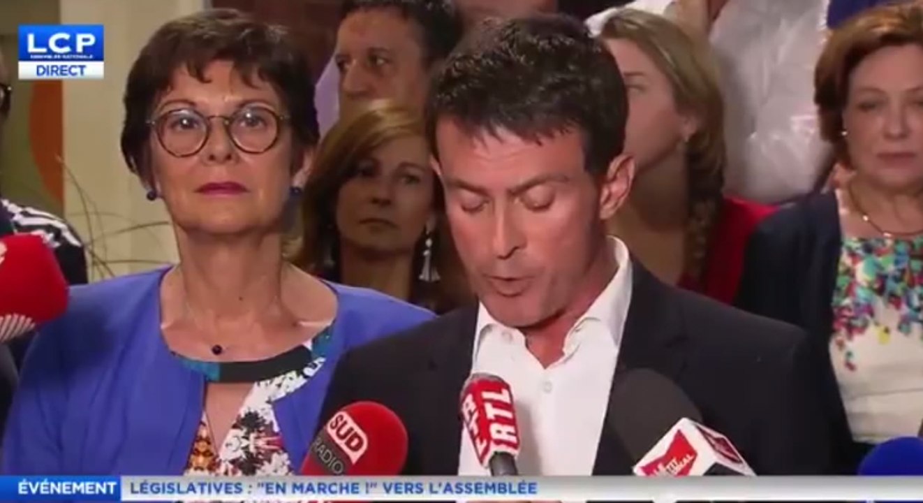 Manuel Valls annonce sa victoire «avec la prudence qui s'impose»