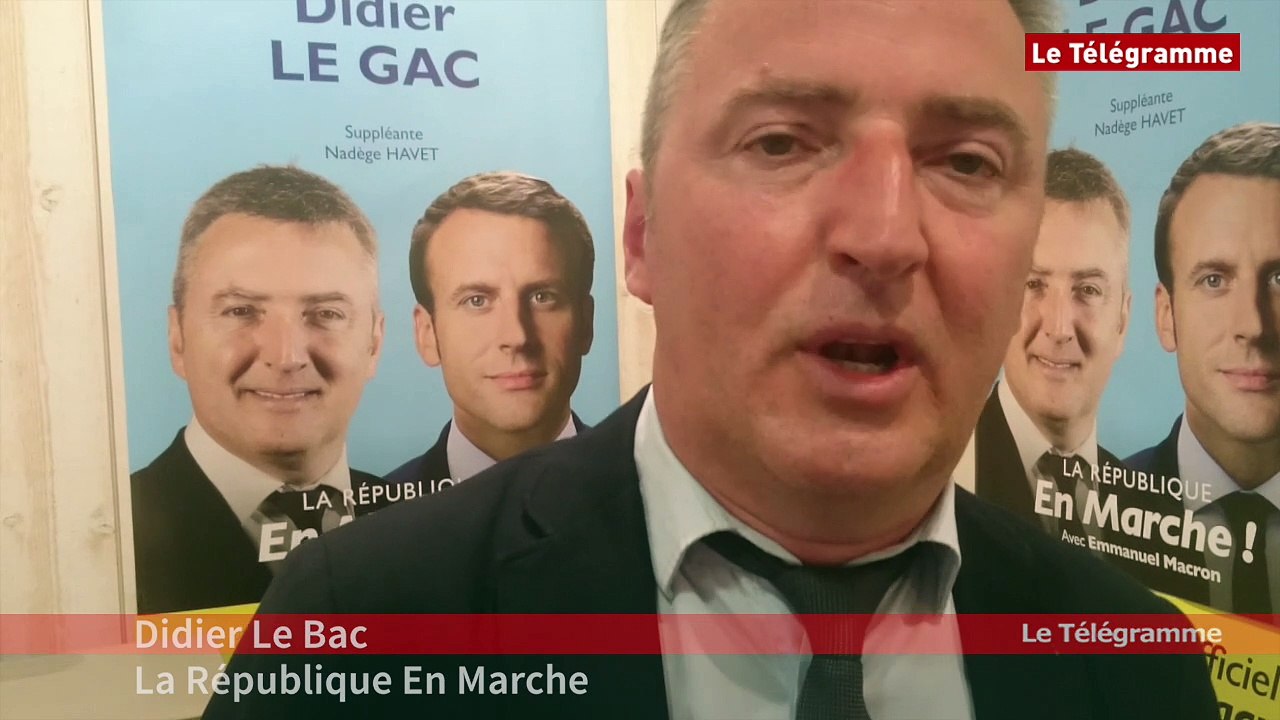 Législatives 2017 2e tour. Brest rural : D. Le Gac (LREM, élu) : "un score qui nous engage"