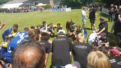 Finale U18 : joie entre supporters et joueurs