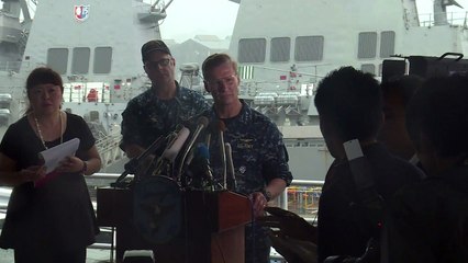 Hallan varios marinos muertos en destructor colisionado en Japón