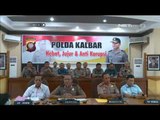 Polisi yang diduga terlibat sindikat narkoba tiba di Pontianak - NET24