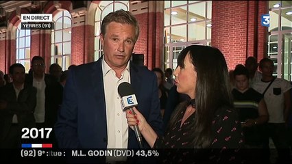 Législatives : "C'est la récompense du courage des convictions", réagit Nicolas Dupont-Aignan après sa réélection