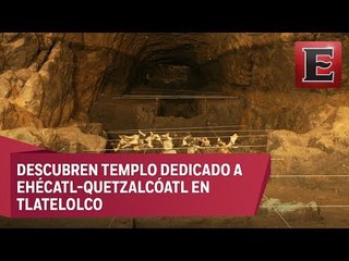 INAH presentó el hallazgo de un templo prehispánico