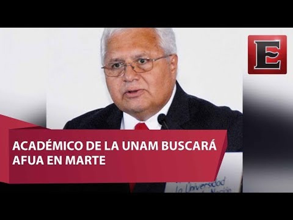 Mexicano de la UNAM buscará agua en Marte