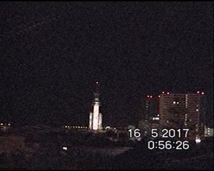 Objecto voador sobre Lisboa Portugal