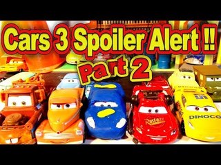 Cars 3 SPOILER ALERT  Part 2  Lightning McQueen We Use Play Doh to make McQueen look like DOC  H