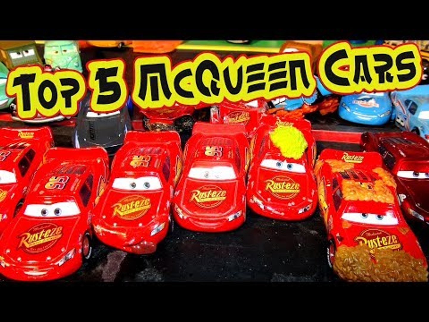 Pixar Cars Top 5 Lightning McQueen  Cars from our Car and Cars 2 Collection
