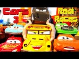 Cars 3 Car Races Lightning McQueen, Jackson Storm, Chick Hicks, The King, Miss Fritter and  RPM 64