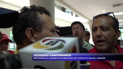 VIDEO Realizan audiencia de imputado en contra de Miguel Carrión