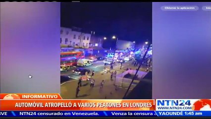 Vehículo atropella a peatones en Finsburg Park, Londres