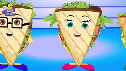 Finger Family _ Sandwich Finger Family _ Finger Family Nursery Rhymes-Q