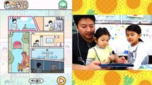 ●普段遊び●親子ゲーム実況！ドッキリ神回避【前編1～18ステ�