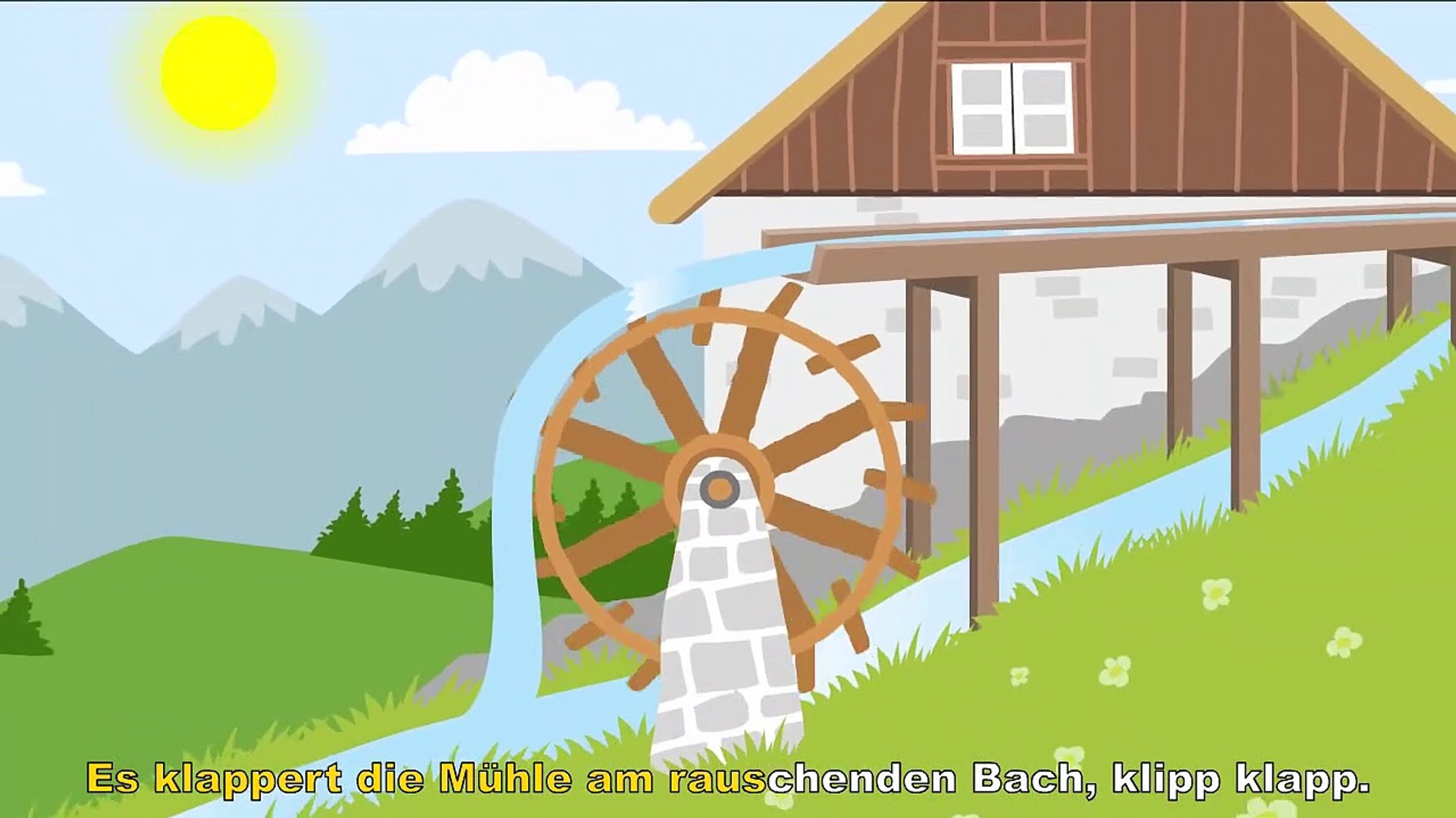 Es Klappert Die Muhle Am Rauschenden Bach Kinderlieder Zum Mitsingen Sing Kin Video Dailymotion
