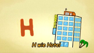 Buchstaben lernen deutsch - DAS H-LIED - ABC Lied - Der Buchstabe H 'The