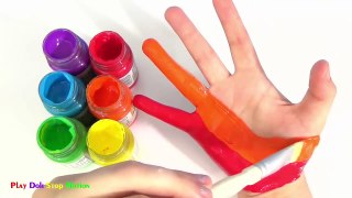 Learn Colors for Children Body Paint Finger Family Song Nursery Rhymes