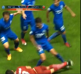 Oscar a provoqué une bagarre générale lors du match Guangzhou R&F et le Shanghaï SIPG