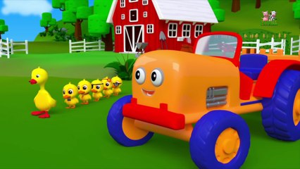 5 Little Ducks - 3d Nursery Rhymes For Kids - Baby Songs - Childrens Music Video