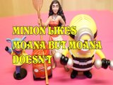 MINION LIKES MOANA BUT MOANA DOESN'T + BENNY CARS 3 DESPICABLE ME 3 DISNEY Toys Kids Video