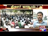 Farmers Protest For Cauvery Water In Mandya