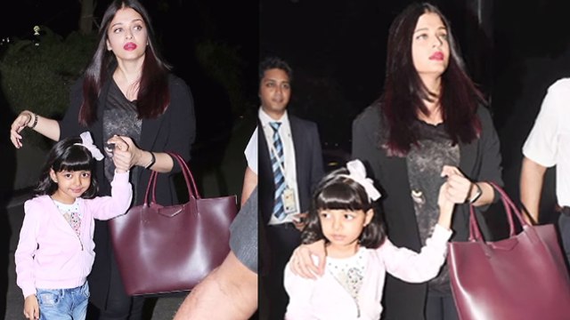 Aishwarya Rai Bachchan Spotted With Daughter Aaradhya