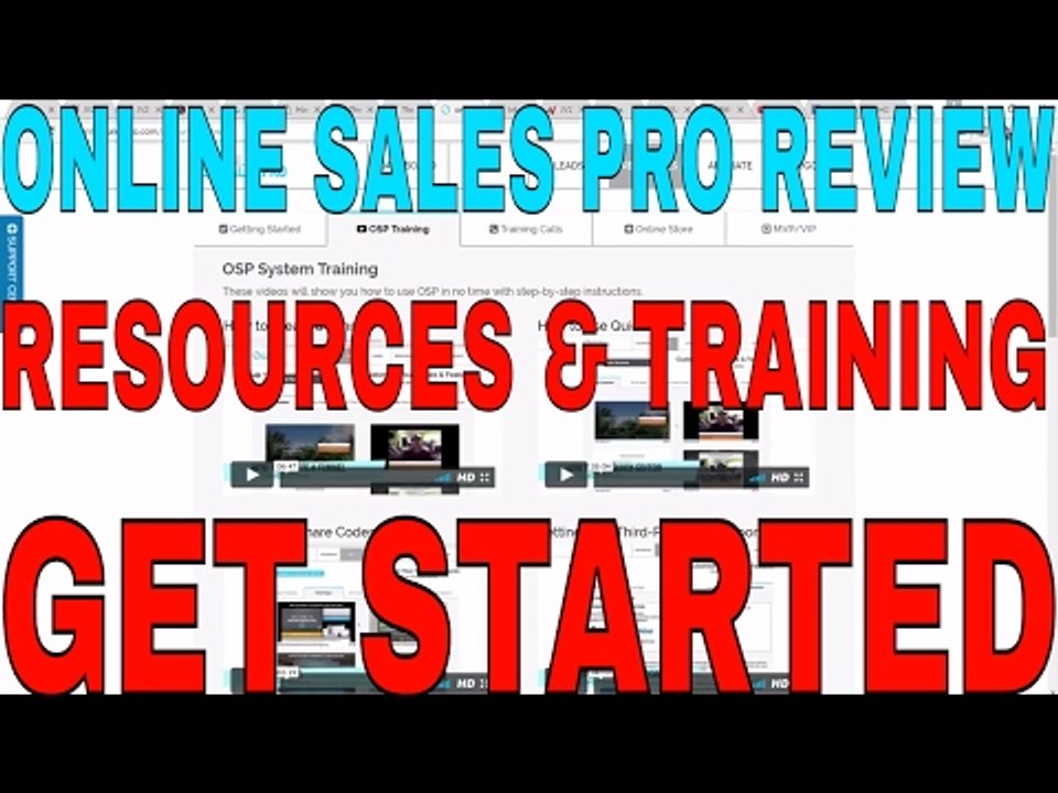 ONLINE SALES PRO REVIEW | RESOURCES AND TRAINING