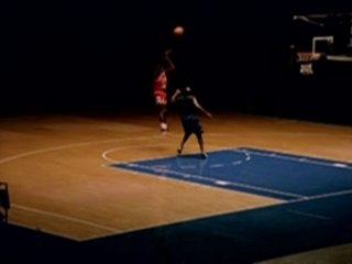 Michael Jordan vs himself (Pub Nike)