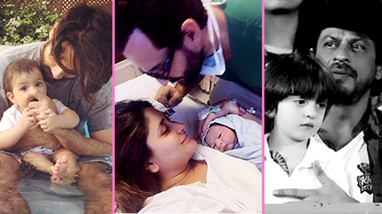 Saif Ali Khan - Taimur, Shah Rukh Khan - AbRam, Shahid Kapoor - Misha | Father's Day Special Video