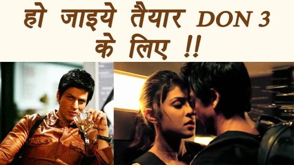 Shahrukh Khan's DON 3 in MAKING; Confirms the Producer | FilmiBeat