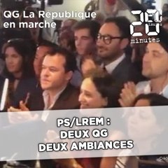 QG PS et LREM : Deux ambiances lors de la soirée électorale