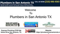 Water heater San Antonio | Drain cleaning San Antonio | Plumbing in San Antonio